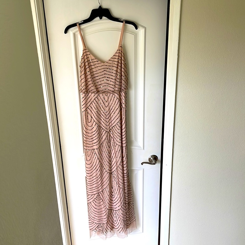 Beaded Adrianna Papell Dress